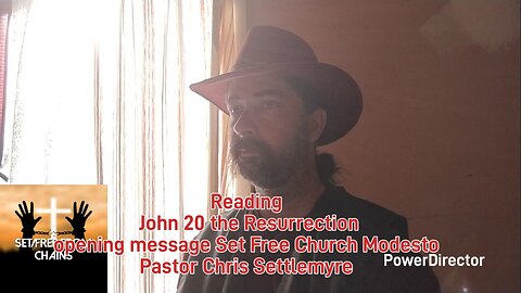 John 20 the Resurrection message Set Free Church Modesto Pastor Chris Settlemyre #theoutlawpreacher