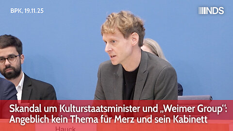 Skandal um Kulturstaatsminister und „Weimer Group“: Angeblich kein Thema für Merz und sein Kabinett