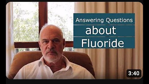 "Dr. Mark Sircus Responds to Fluoride Queries"