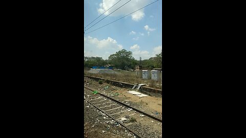 beautiful side view from train