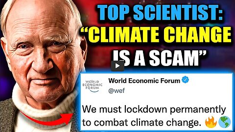 "Unveiling the Truth: WEF Scientist Claims Man-Made Climate Change is a Depopulation Scam"