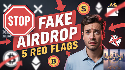URGENT: How to Spot Fake Crypto Airdrop Scams - 5 Warning Signs