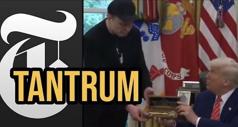 Trump honours Elon Musk for DOGE services, Tesla owner attacks New York Times