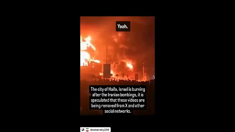 City of HAIFA, ISRAEL, heavily bombed. IRON DOME IS NOR PROTECTING ISRAEL! 6-15-25