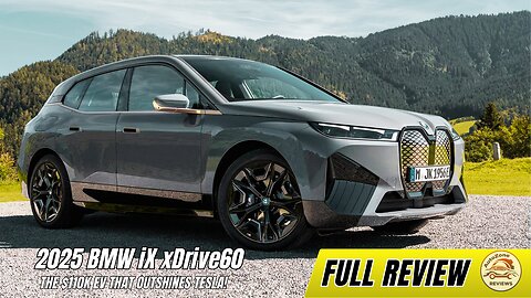 2025 BMW iX xDrive60 – The $110K EV That Outshines Tesla!