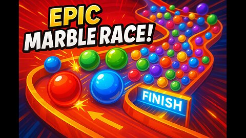 Epic Marble Race Challenge! 🏁 | Who Will Win?
