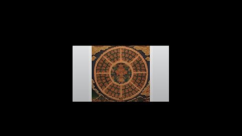 The throne and the 8 petals of the lotus flower