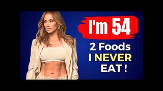 Jennifer Lopez (54) still look 25 🔥 I AVOID 2 FOODS & Don't Get Old
