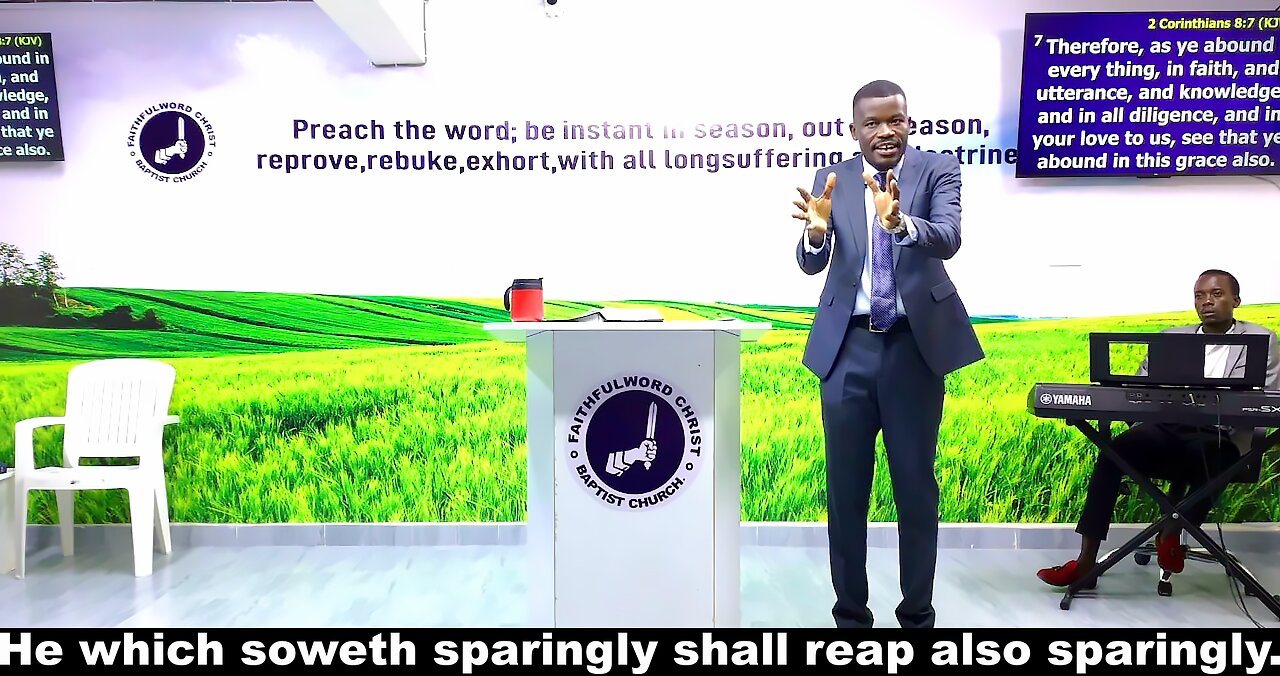 He which soweth sparingly shall also reap sparingly.