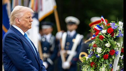 President Trump Participates in a Memorial Day Tribute at Arlington National Cemetery