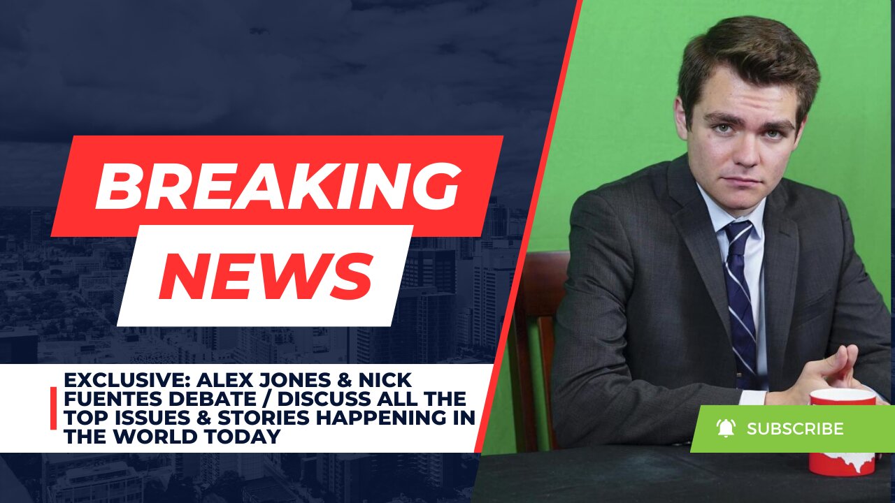 EXCLUSIVE: Alex Jones & Nick Fuentes Debate (Full Interview)