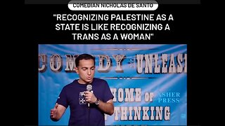 Comedian Nicholas De Santo: Recognizing Palestine is like recognizing a trans