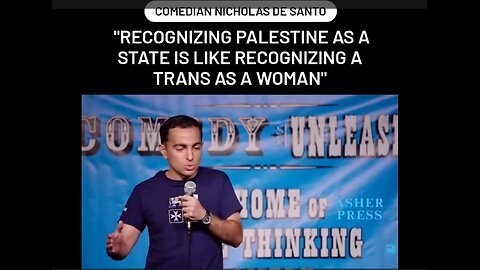 Comedian Nicholas De Santo: Recognizing Palestine is like recognizing a trans