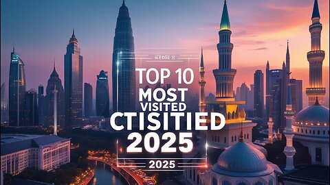 🌍 Top 10 Most Visited Cities in 2025 | Stunning Travel Ranking ✈️