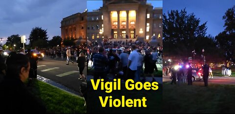 Charlie Kirk Vigil Turns VIOLENT As Mourners VS Protesters Urupt In Explosive Clash!