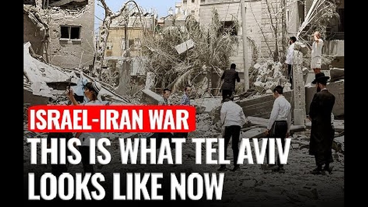 Israel-Iran War- This Is What Tel Aviv Looks Like After Being Battered With Iranian Strikes