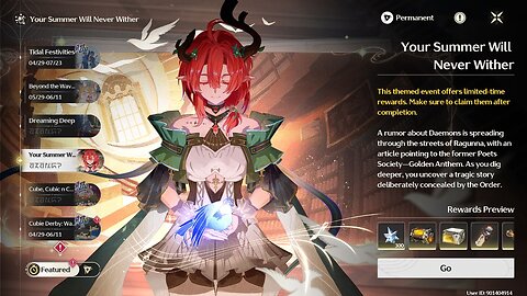 Your Summer Will Never Wither Event - Wuthering Waves - Version 2.3