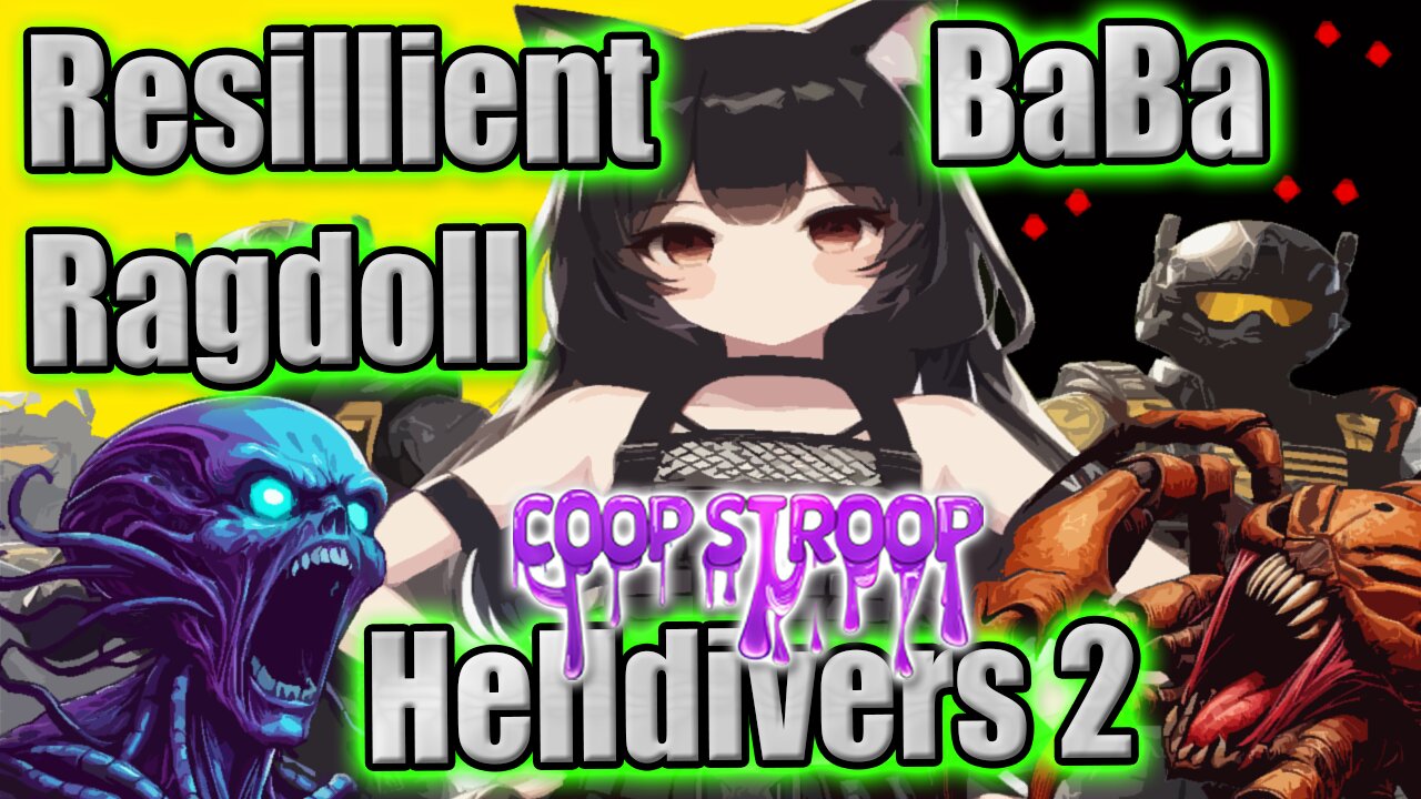 Ragdoll of Resilience in #Helldivers2 with @eXo5ILVER & DeZ #Vtuber #Gamergirl