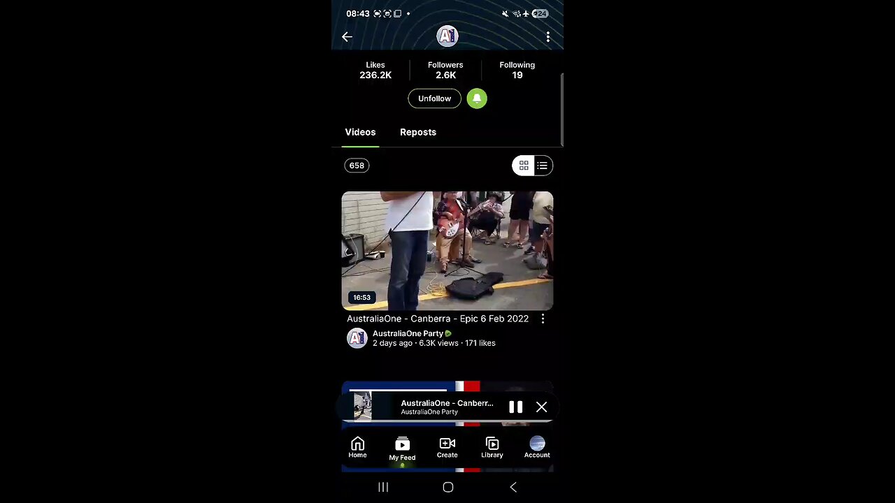 Ricardo Bosi Australia One Party