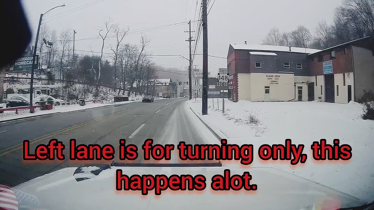 while driving...