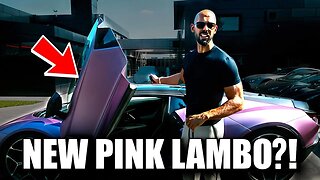 Andrew Tate Reviews $10M Worth of Cars (NEW PINK LAMBO)