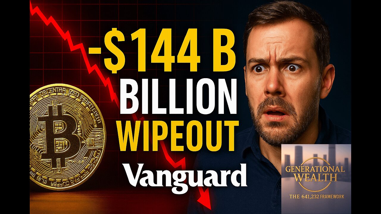 Vanguard Just Triggered the Biggest Bitcoin Shock of the Year | $144B Wipeout Explained