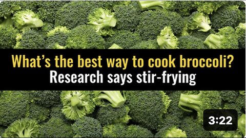 "Best Way to Cook Broccoli According to Research: Stir-Frying"