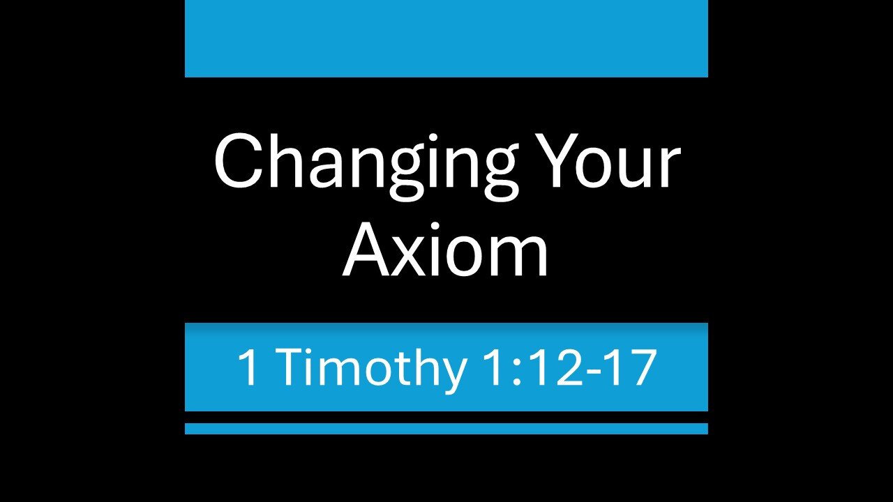 Changing Your Axiom