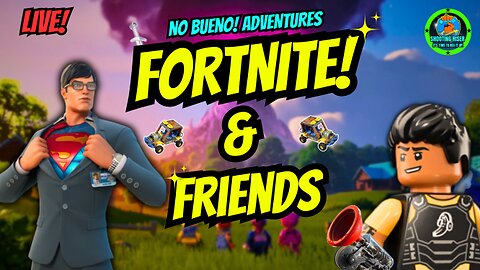 SUPERMAN HAS LANDED! + STORM RIDERS - Fortnite & Friends + Legos #live #superman