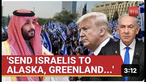 "Saudi MBS' Aide Mocks Trump's Gaza Plan by Suggesting Israelis be Sent to Alaska, Greenland"