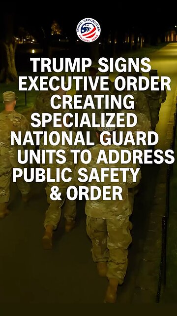 Creation of Specialized National Guard Units to Enforce Public Safety