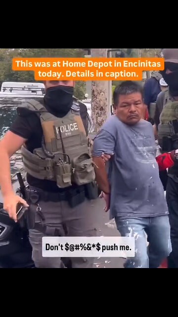 This was at Home Depot in Encinitas.