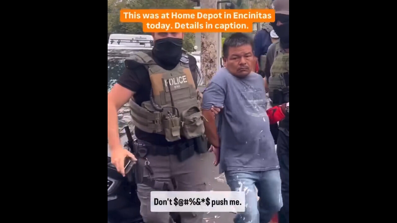 This was at Home Depot in Encinitas.