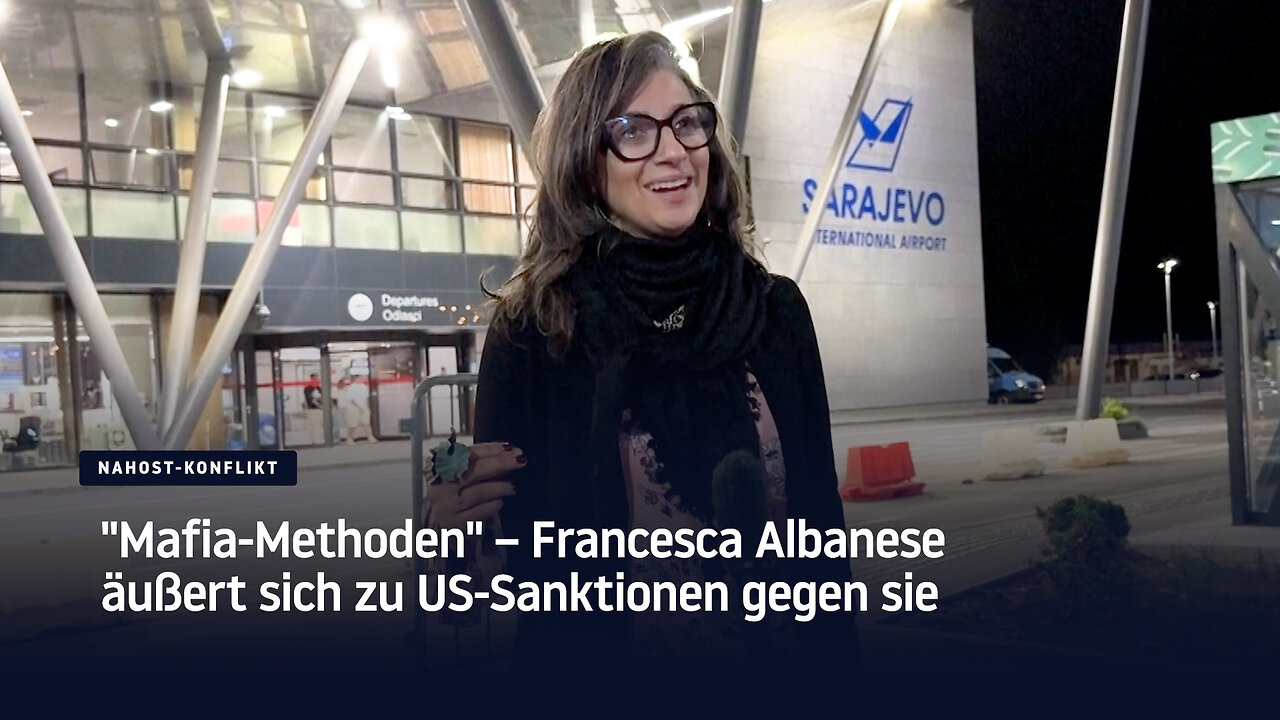 Mafia-Methoden – Francesca Albanese äußert sich zu US-Sanktionen gegen sie