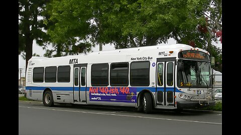 Nabi 45 NewYork Metro Citybus Driving On The Road
