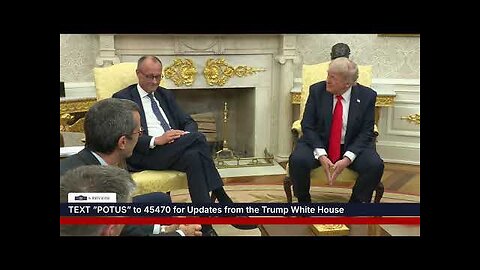 President Trump Participates in a Bilateral Meeting with the Chancellor of Germany