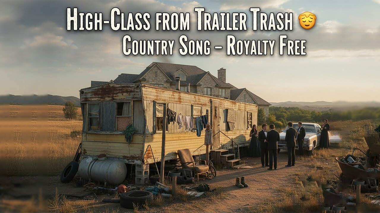 High-Class from Trailer Trash – an original country novelty track by FreeFlow Music Tracks