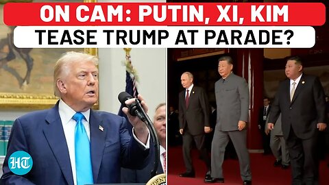 On Cam: Putin, Xi, Kim Tease Trump After US President Rants About 'Conspiracy' At China Parade?