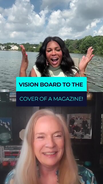 Vision Board to the COVER of a magazine!