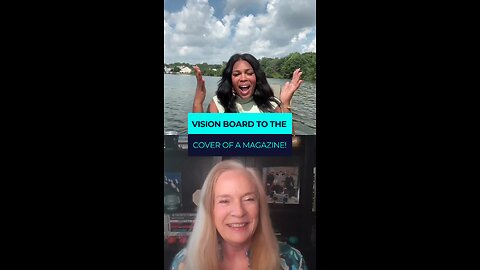 Vision Board to the COVER of a magazine!
