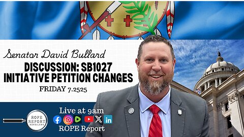 Senator David Bullard Discusses SB1027 and Changes To The Initiative Petition Process