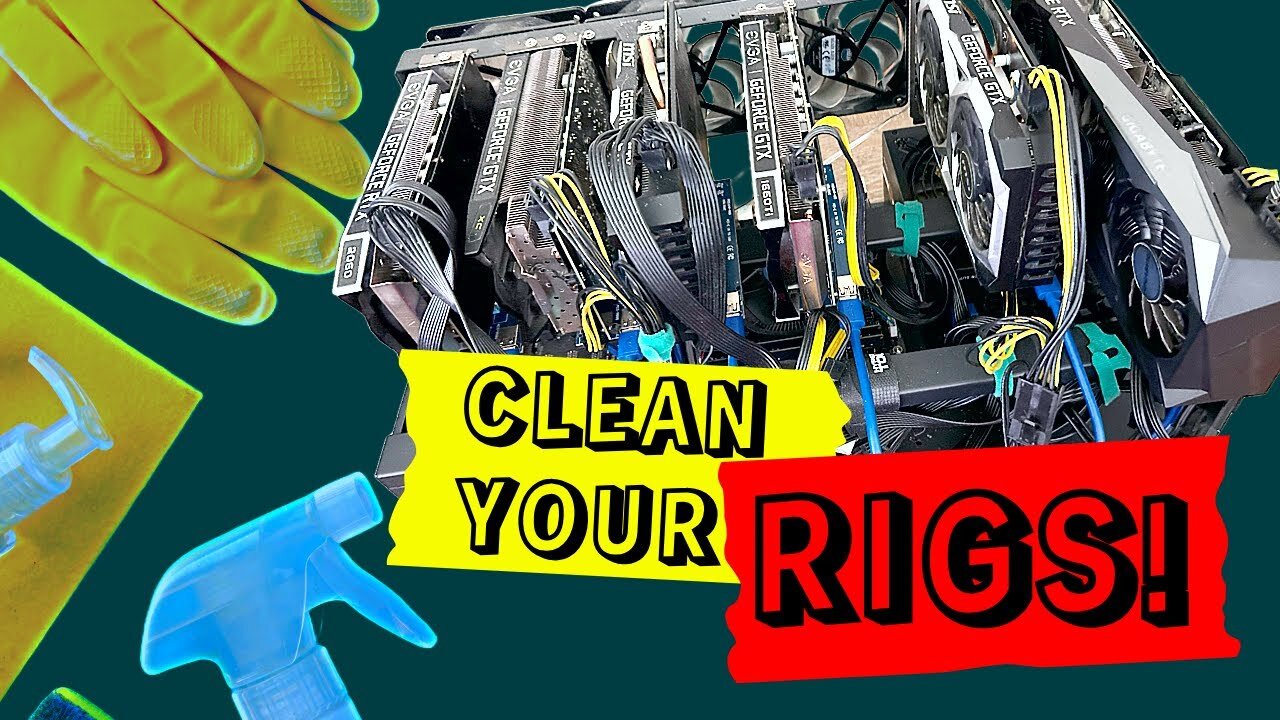 Time to Clean your Crypto Rigs! Bears bring maintenance. #cryptomining