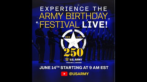 LIVE from the US ARMY 250th Birthday Festival in Washington DC
