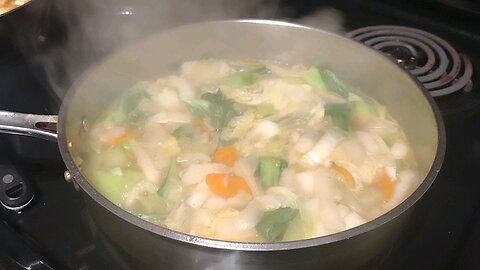 Hungry for vegetable soup