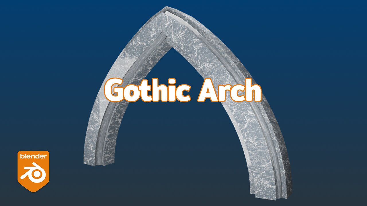 How to Model Gothic Arches in Blender 3D