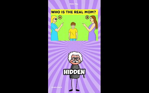 who is the real mother? #riddle #quiz #challenge #usa #rumble #foryou