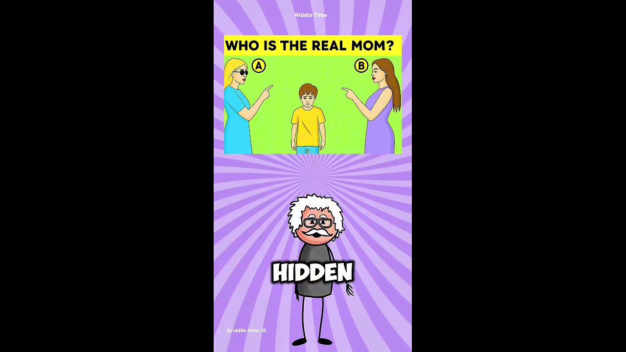 who is the real mother? #riddle #quiz #challenge #usa #rumble #foryou