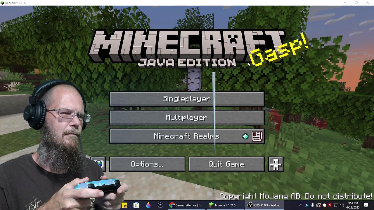 My first time playing MINECRAFT!!