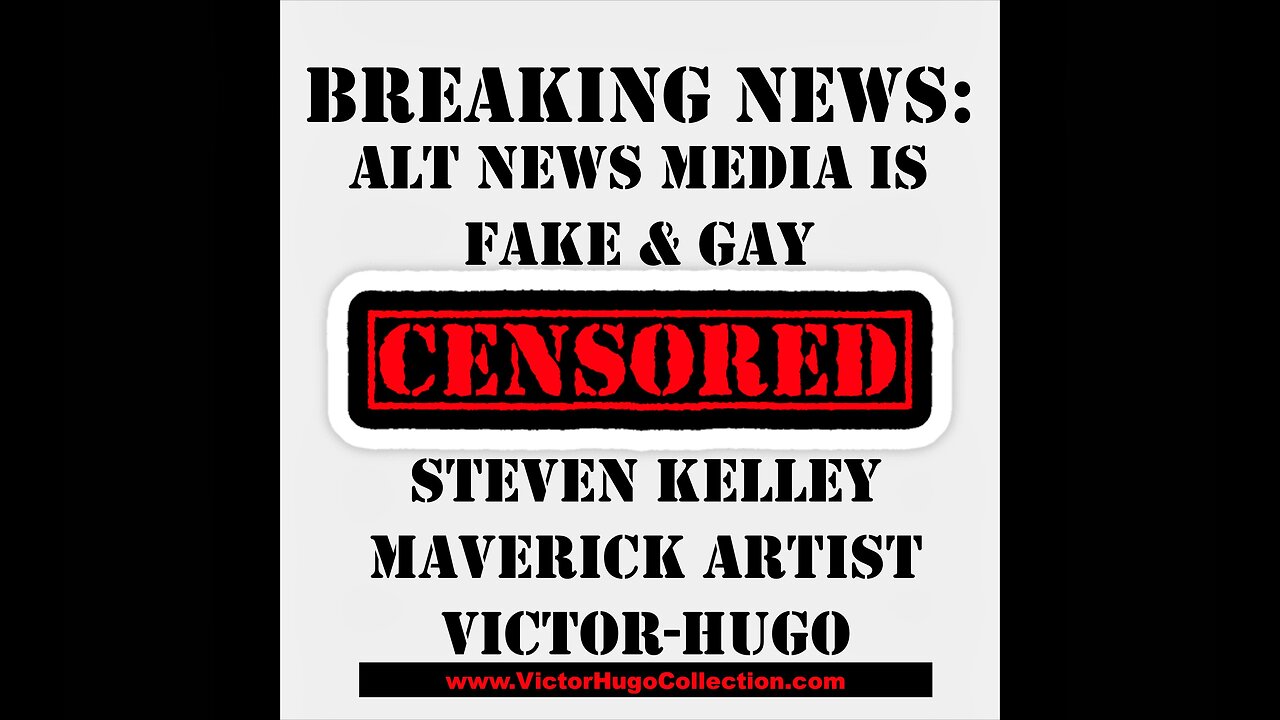 Steven Kelley VictorHugo Revolution Radio Expose Fake Gay Alt News Media Getty Museum Tunnels Bunker