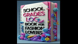 School Grades Log Book For Fashion Lovers